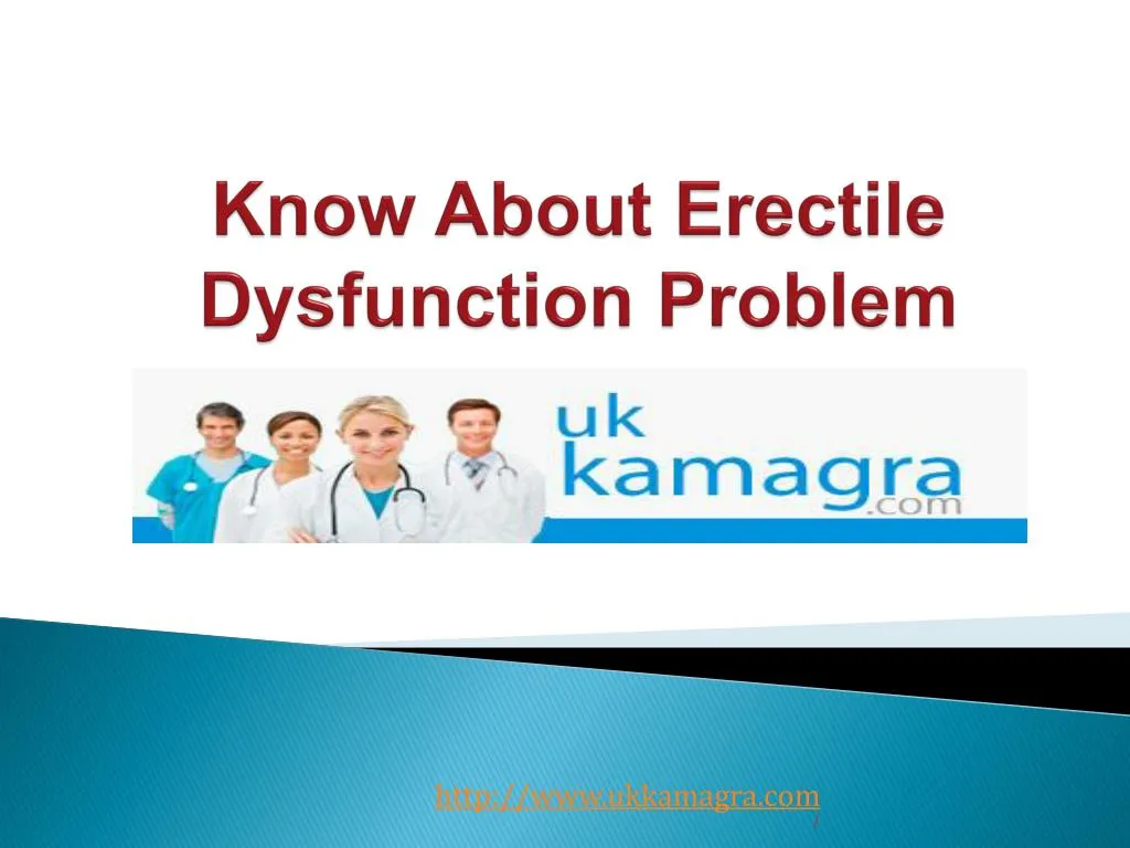 know about erectile dysfunction problem