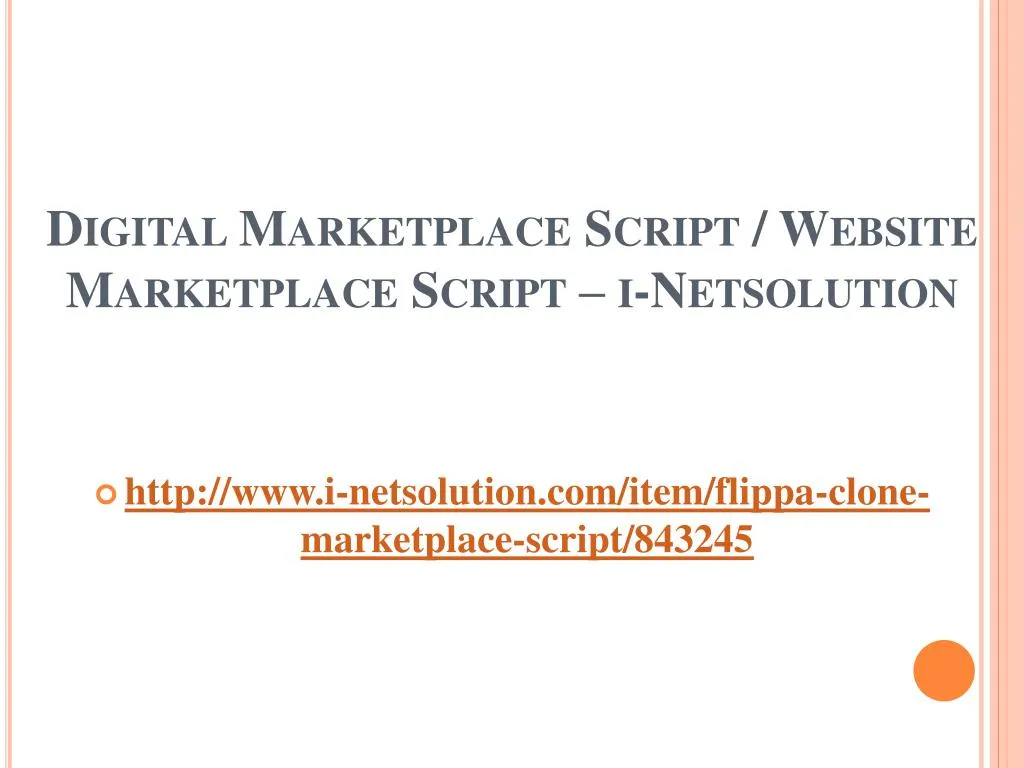 digital marketplace script website marketplace script i netsolution