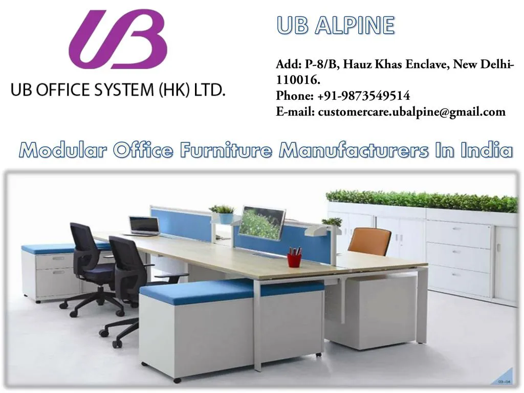 modular office furniture manufacturers in india