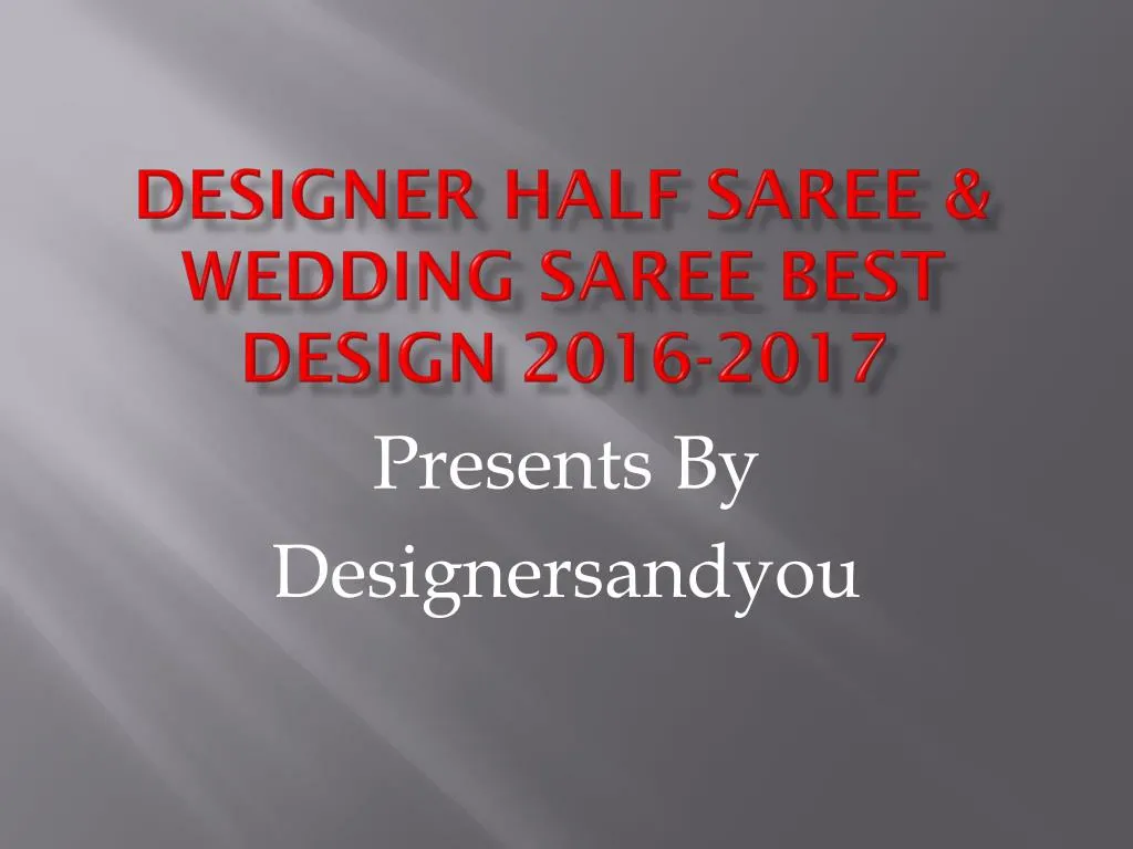 designer half saree wedding saree best design 2016 2017