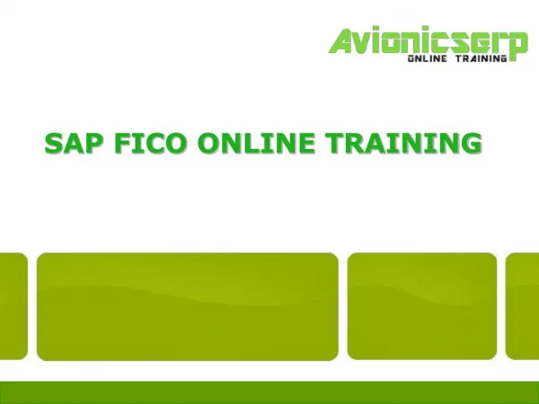 SAP fico online training