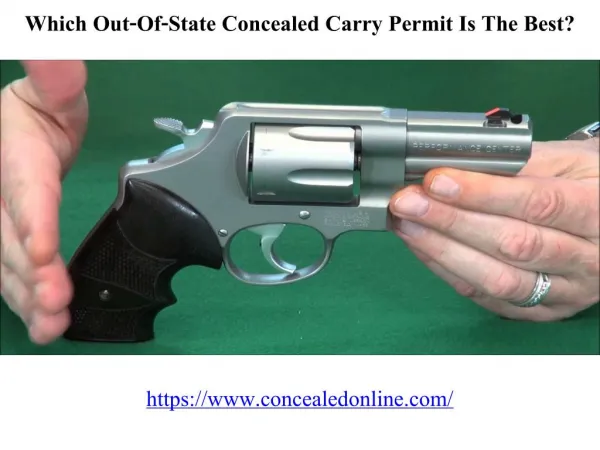 Which out of-state concealed carry permit is the best?
