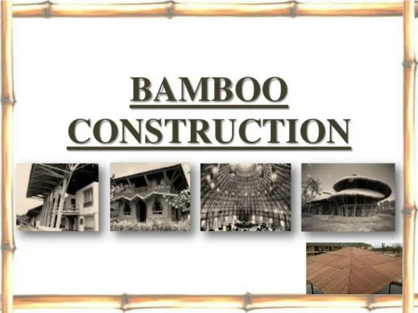 Bamboo roofing singapore