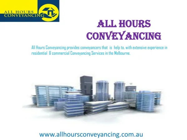 All Property Conveyancing- Property Conveyancing Services in Melbourne
