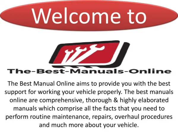 Service manual download
