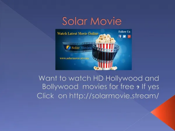 Solar Movie watch Latest Movies for free online