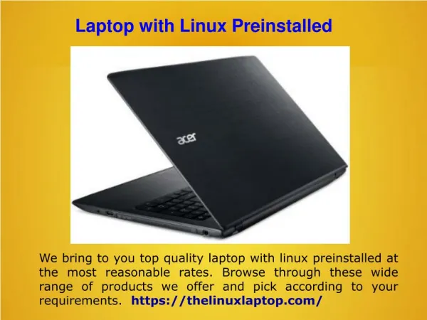 Linux Laptop Sale