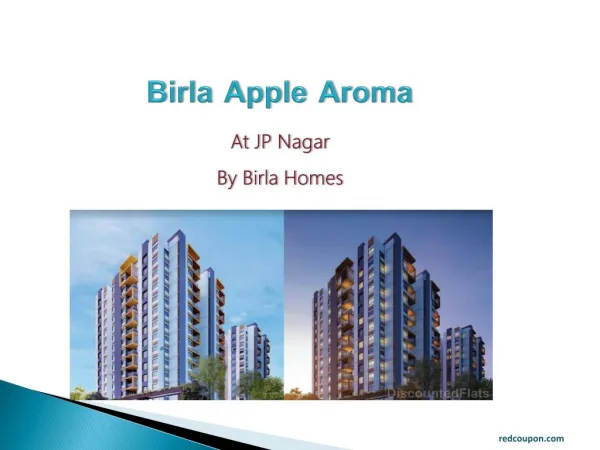 Lavish Flats at Birla Apple Aroma JP Nagar