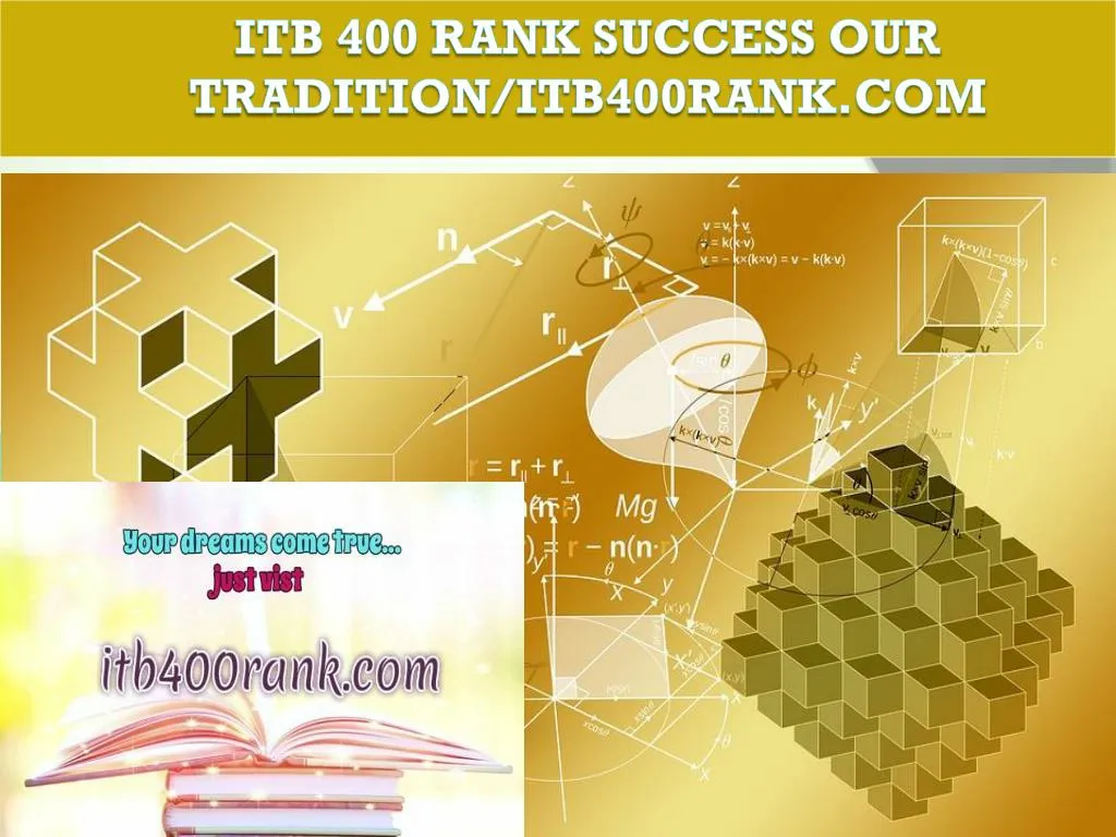 itb 400 rank success our tradition itb400rank com