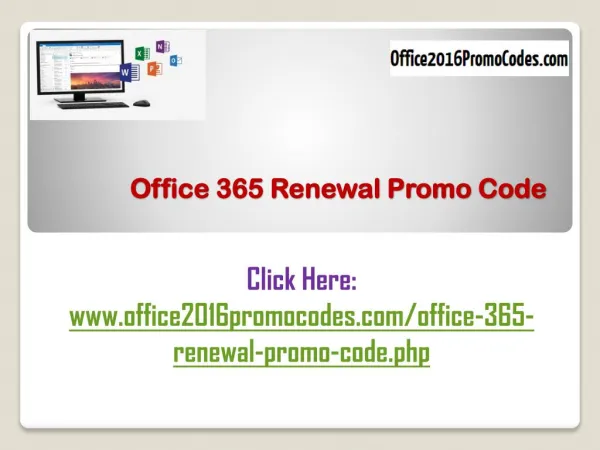 Get Promo Code For Renew Office 365