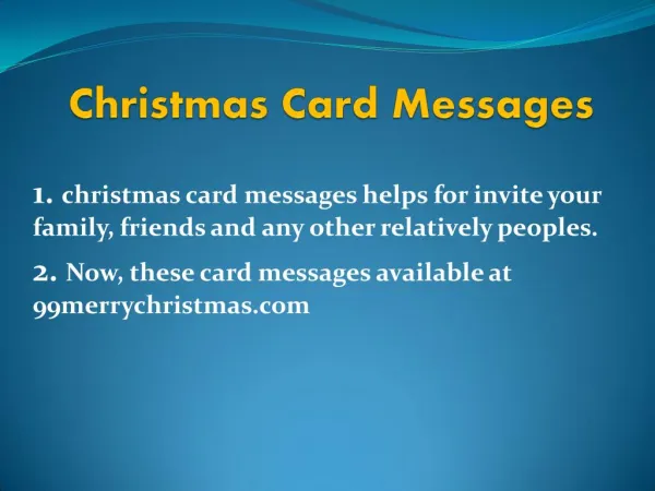 Christmas Cishes Messages