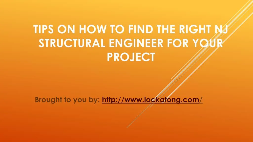tips on how to find the right nj structural engineer for your project