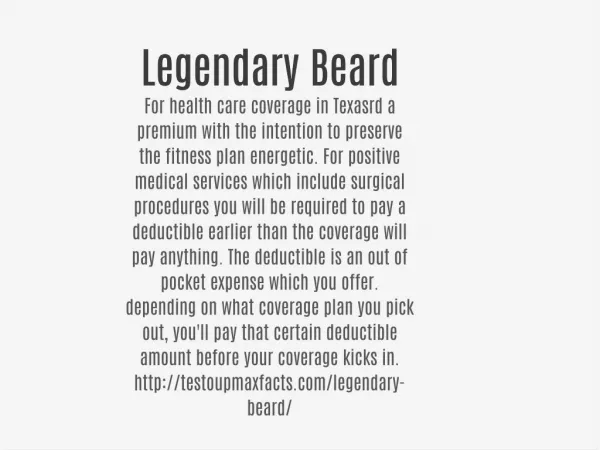 Legendary Beard