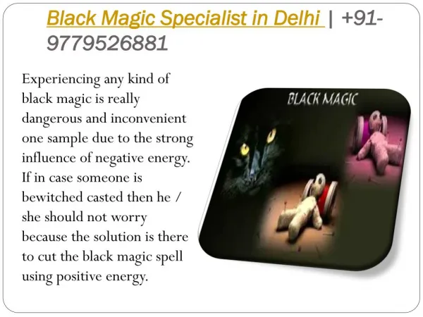 Black Magic Specialist in Delhi | 91-9779526881