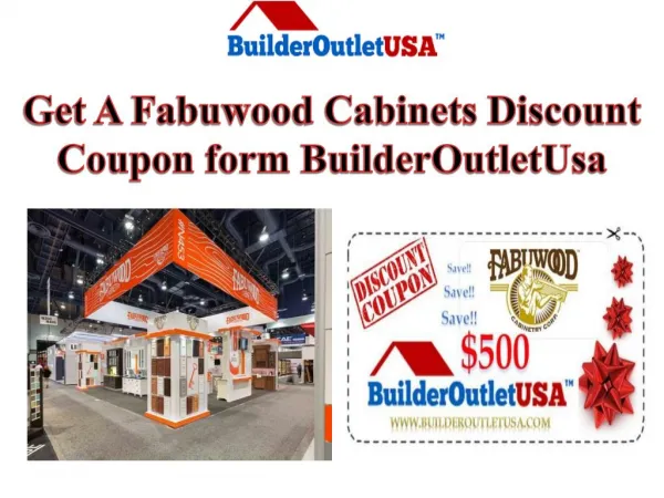 Get A Fabuwood Cabinets Discount Coupon form BuilderOutUSA