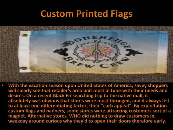 Custom Printed Flags - The Blog With Custom Flags and Banners