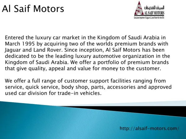 Al Saif Motors