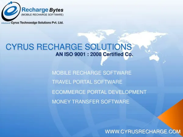Cyrus Recharge Solutions - Mobile Recharge Software Company