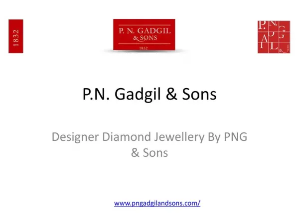Designer Diamond Jewellery By PNG & Sons India, Pune