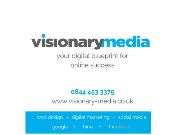 Digital Marketing Companies Bristol Based - Visionary Media