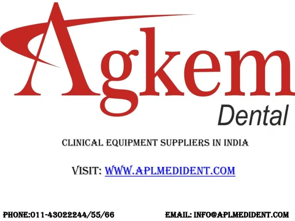 Clinical Equipment Suppliers in India