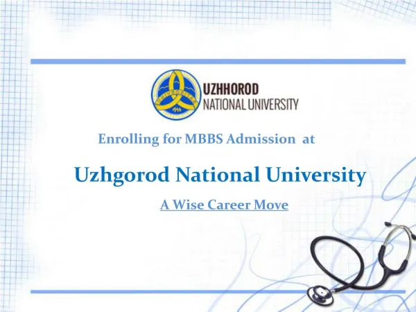 Enrolling for MBBS Admission at Uzhgorod National University