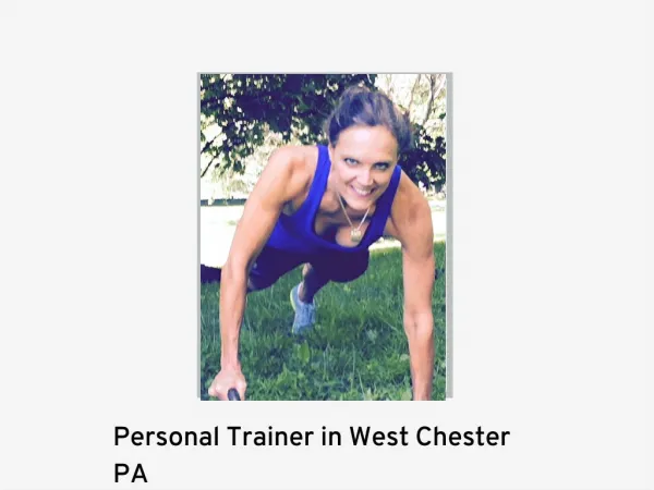 Fit To The Core Personal Trainer West Chester