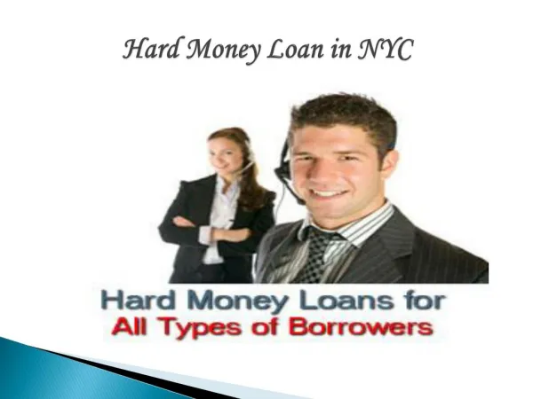 Hard Money Loans in NYC