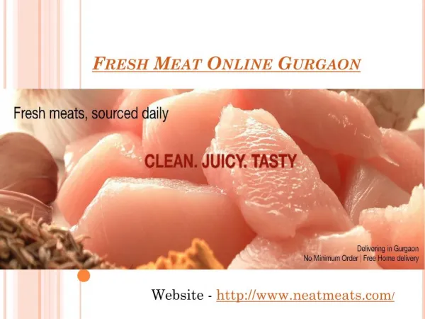 Order And Enjoy Fresh Meat Online Gurgaon