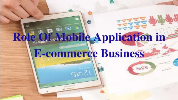 Role Of Mobile Application In E-commerce Business
