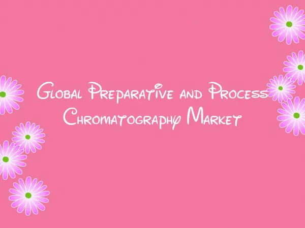 Global Preparative and Process Chromatography Market