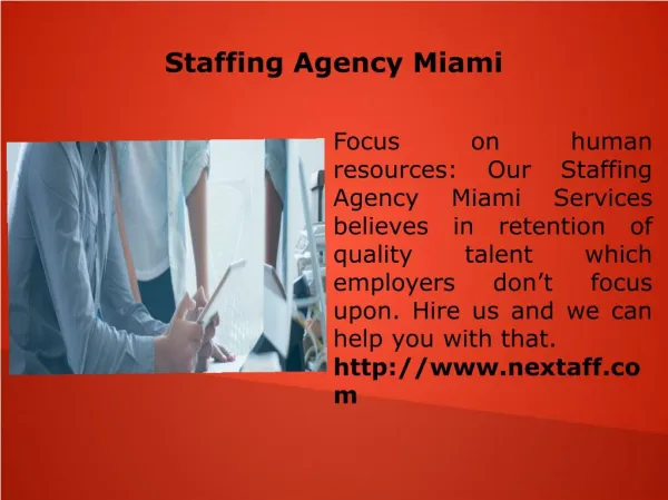 Staffing Agency Miami