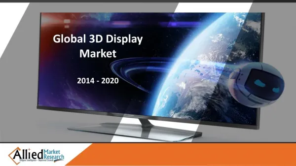 3D Display Market Segments by Type, Technology, Access Methods, Application and Industry Forecast - 2020