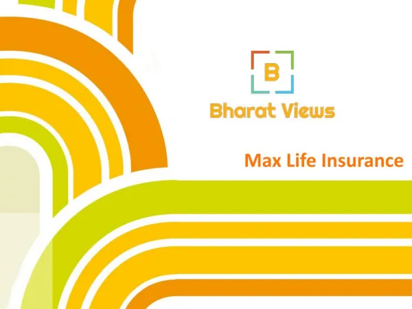 Max Life Insurance Plans