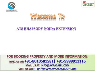 ATS Rhapsody@ 91-8010581581 #@ 2 BHK Flats Noida