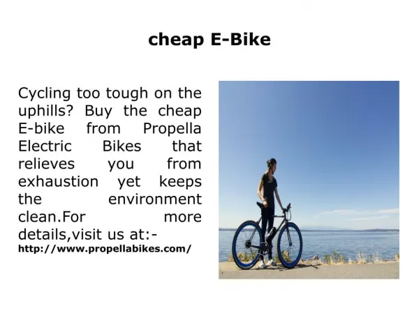 cheap E-Bike