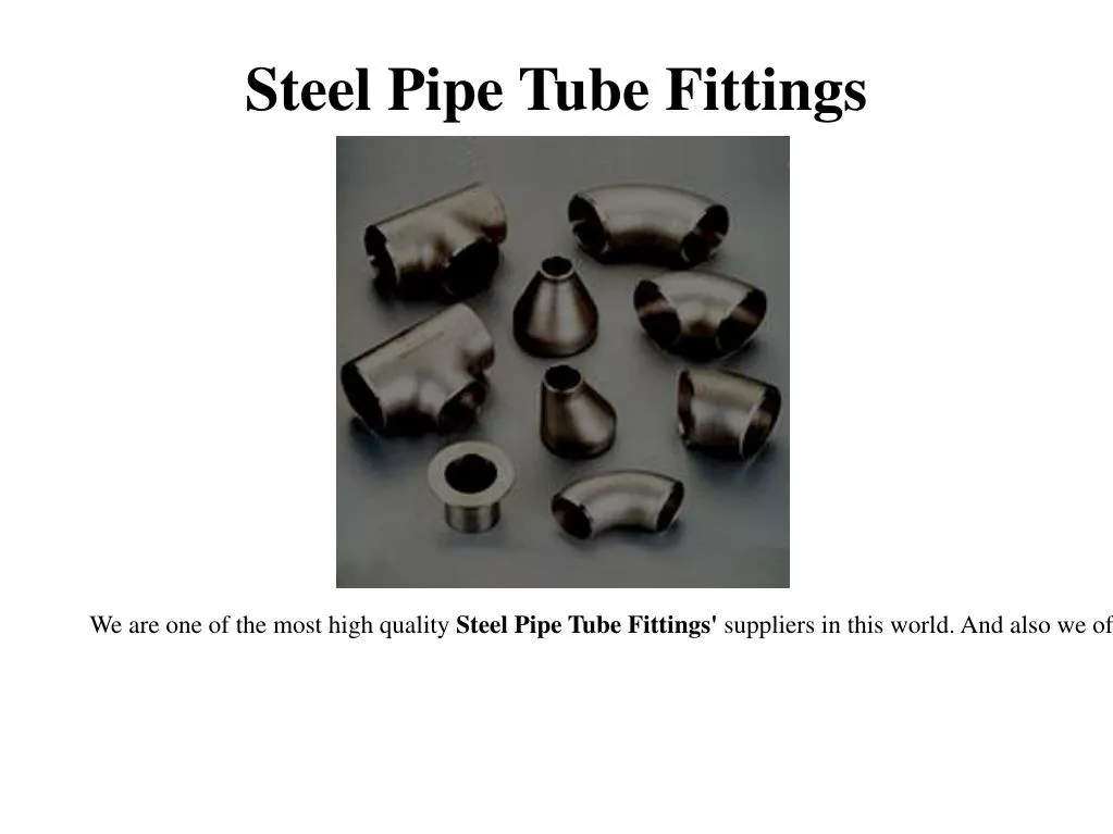 steel pipe tube fittings