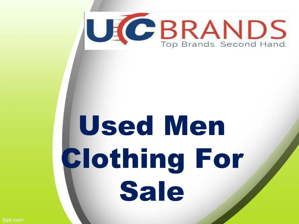 used men clothing for sale