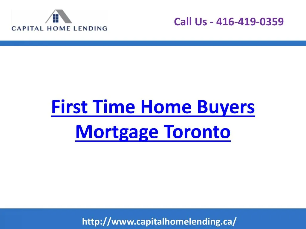 first time home buyers mortgage toronto