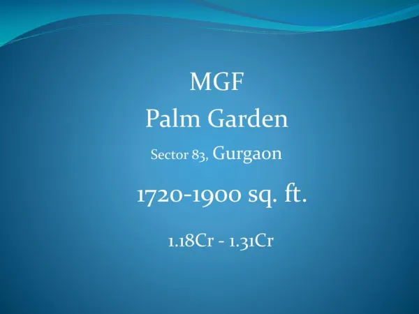 Palm Garden | Innovative Estate | 981-123-1177