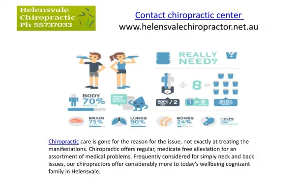 Contact chiropractic center