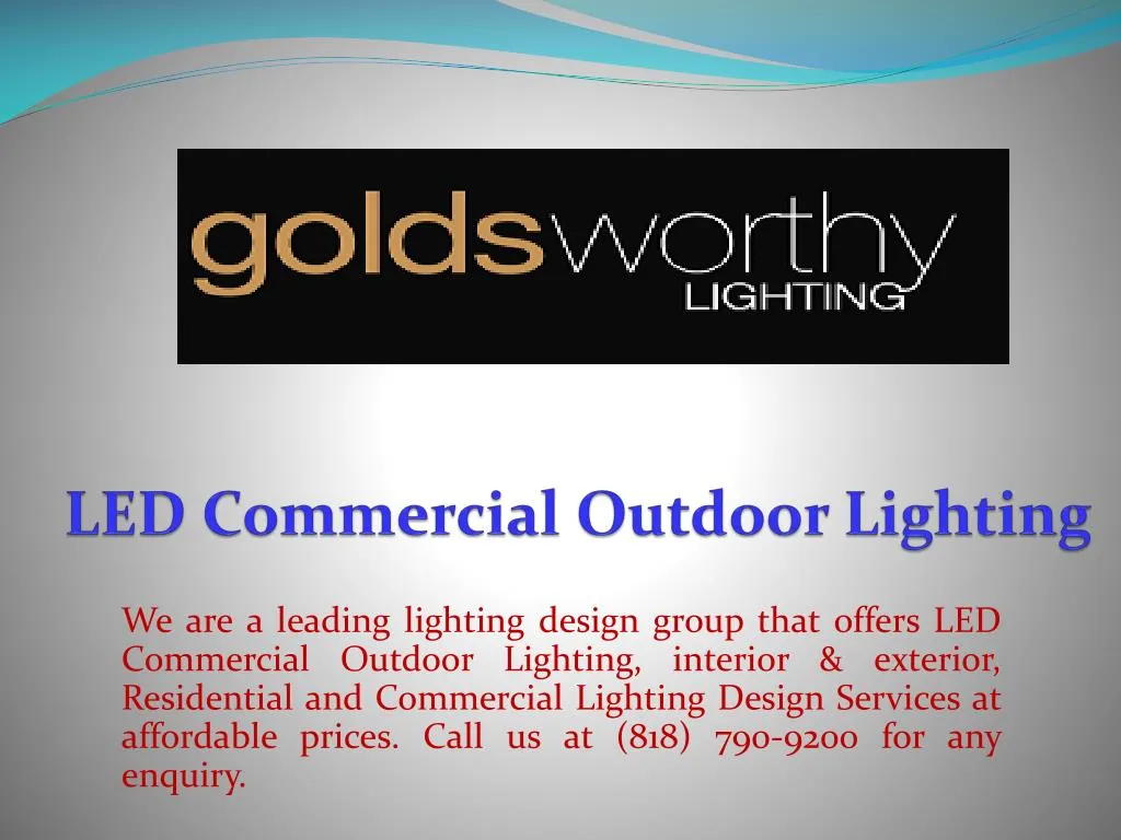 led commercial outdoor lighting