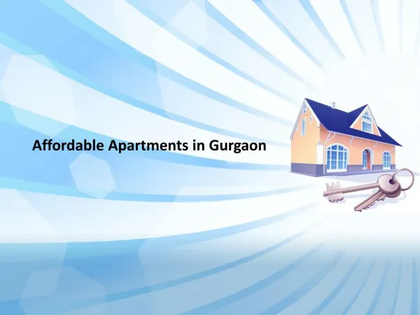 affordable apartments in Gurgaon