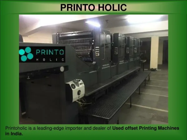 Importer Printing Machines in Delhi