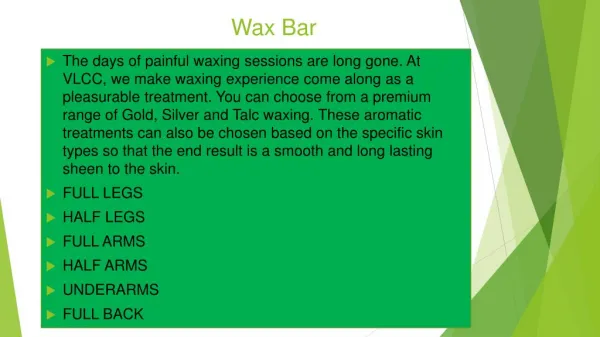 Waxing for Women and Waxing Services