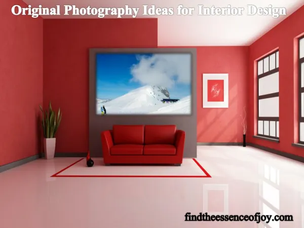 Original Photography Ideas for Interior Design