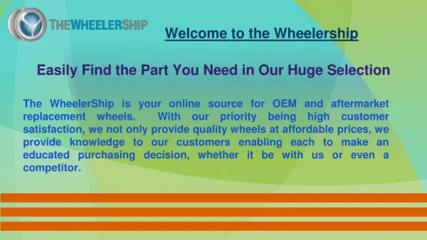 Shipping Policy - Wheelership