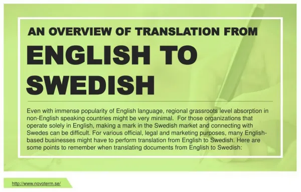 Overview of Translation Services