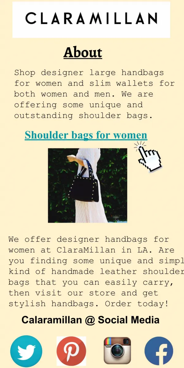 Shoulder bags for women