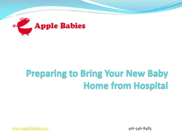 Preparing to Bring Your New Baby Home from Hospital-Apple Babies